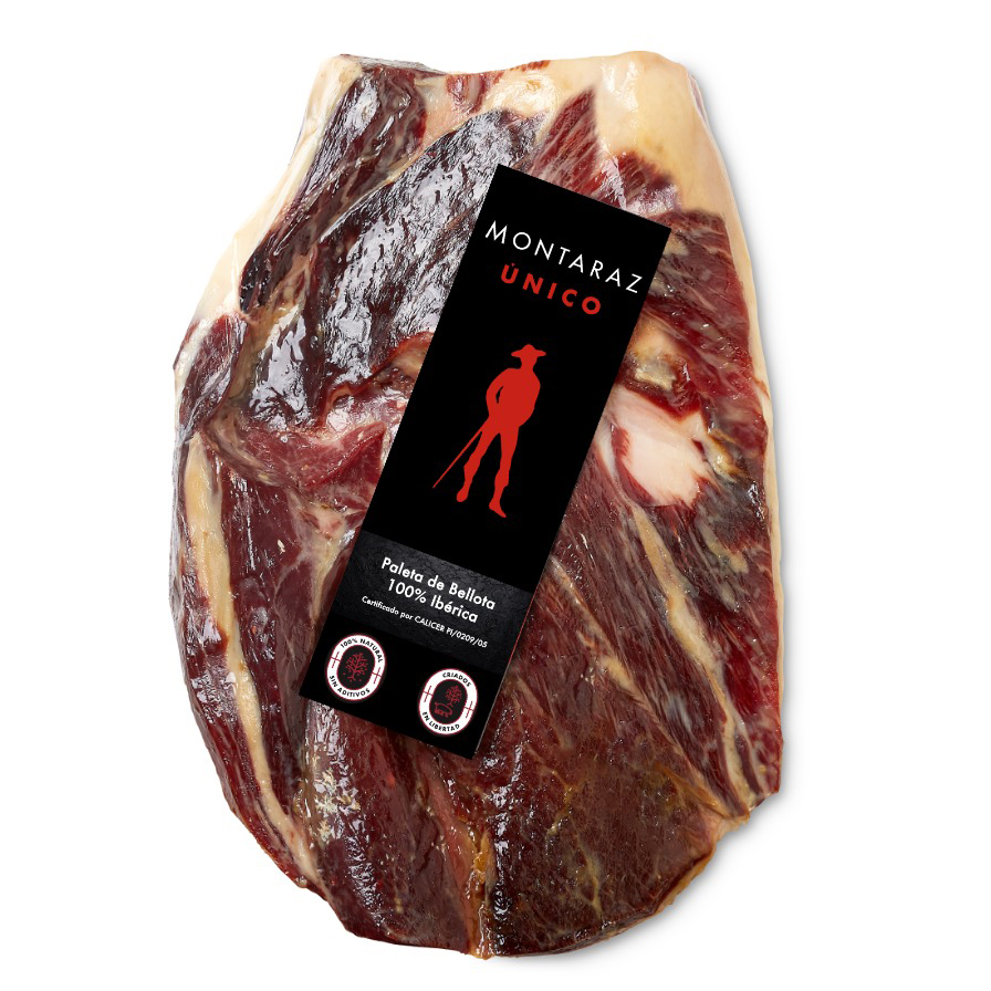 Montaraz Único - Paleta de bellota 100% ibérica deshuesada