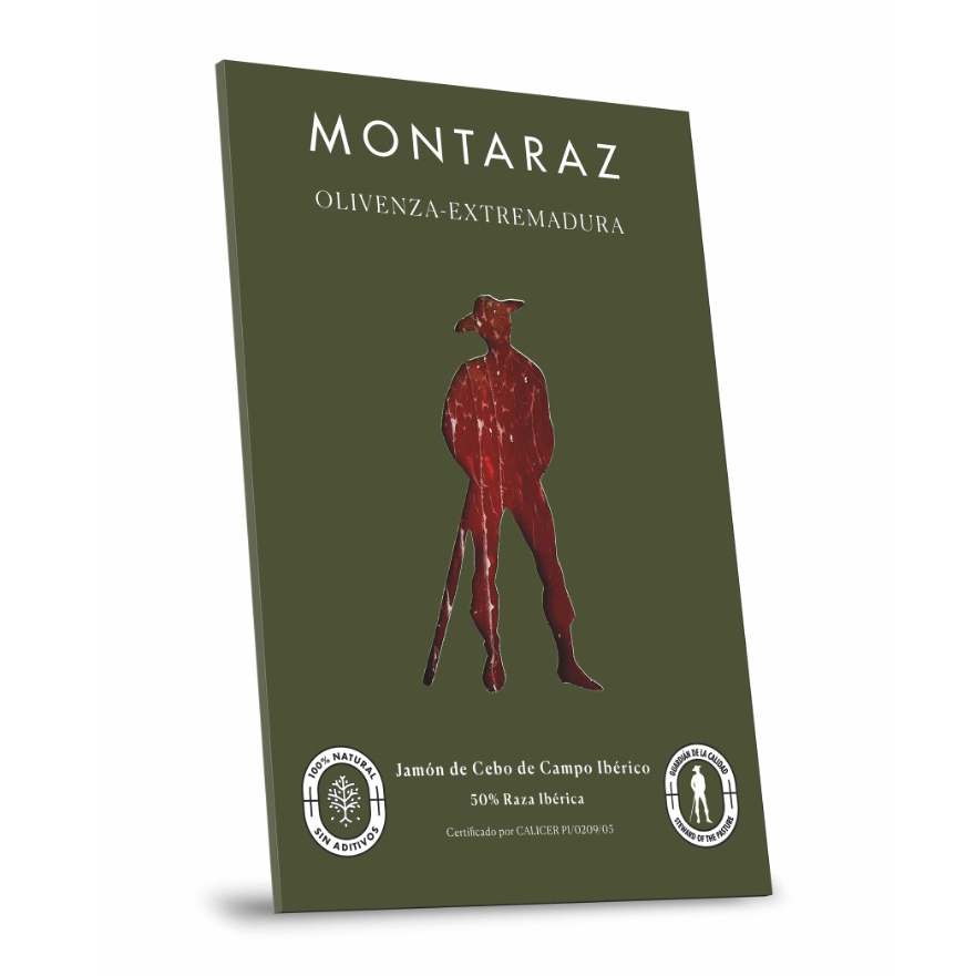Montaraz Extremadura Jamón de Cebo de Campo ibérico loncheado (35 sobres de 100g)