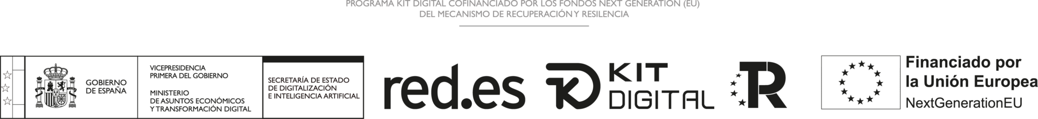Programa Kit Digital cofinanciado por los fondos Next Generation (EU) del Mecanismo de Recuperación y Resiliencia
